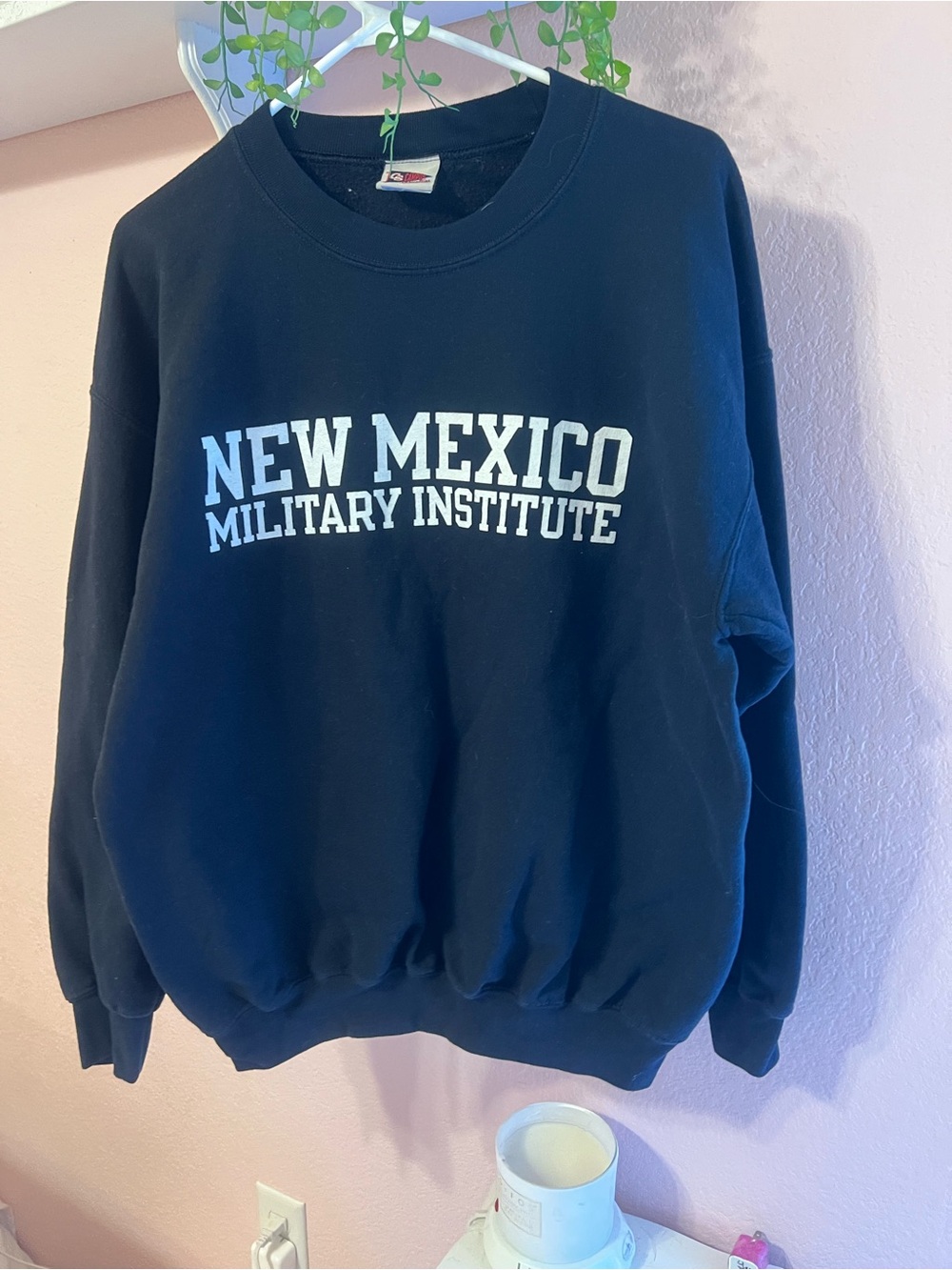 New Mexico Military Institute Classic Black Crewneck Sweatshirt